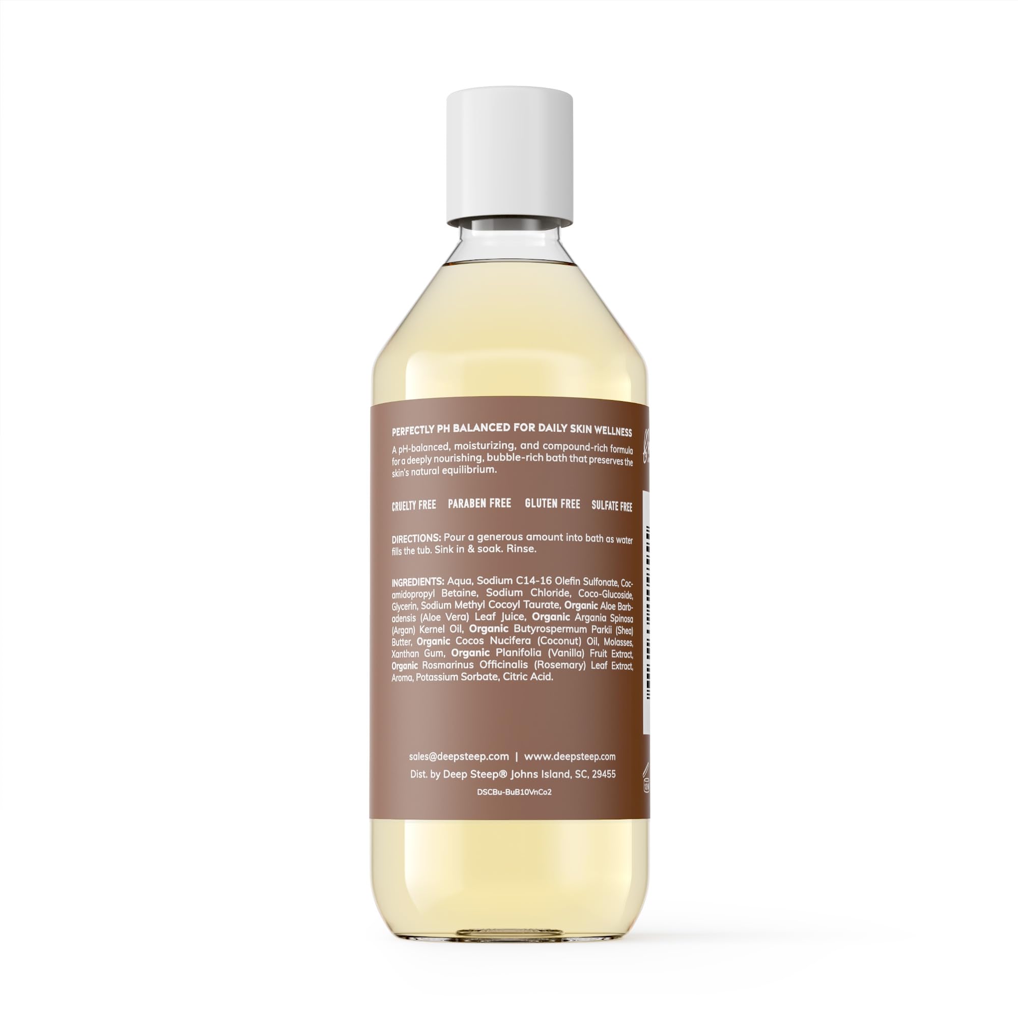 Deep Steep bulle bain Vanille Coco: expérience sensorielle relaxante