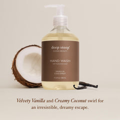 Deep Steep Lavage Mains Huile d’Olive – douceur grâce aux huiles naturelles.