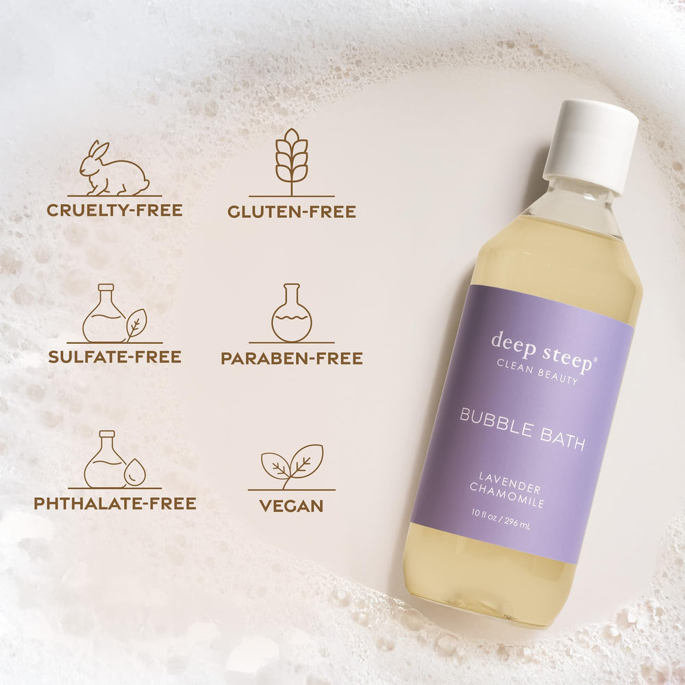 Deep Steep sans silicone bain Vanille Coco: adapté aux peaux sensibles