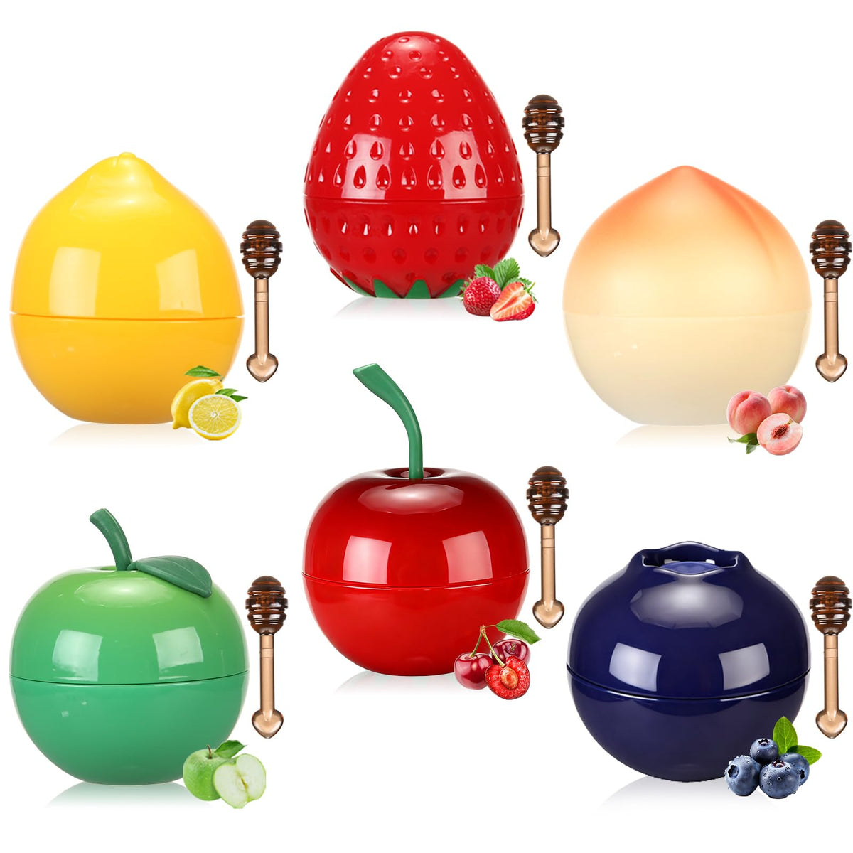 Baume lèvres Deepmind fraise en pot, hydratation douce et parfum fruité