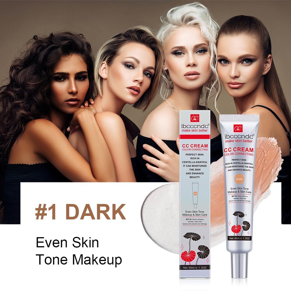 DEERELF CC Crème-base-maquillage-rapide offre un teint uniforme en une étape.