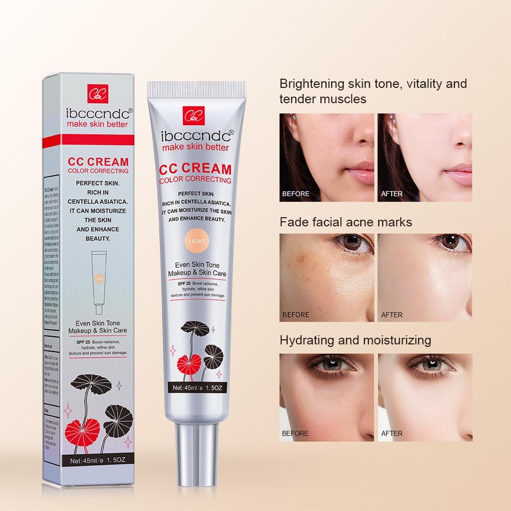 DEERELF CC Crème SPF25 protège la peau tout en simplifiant la routine maquillage.