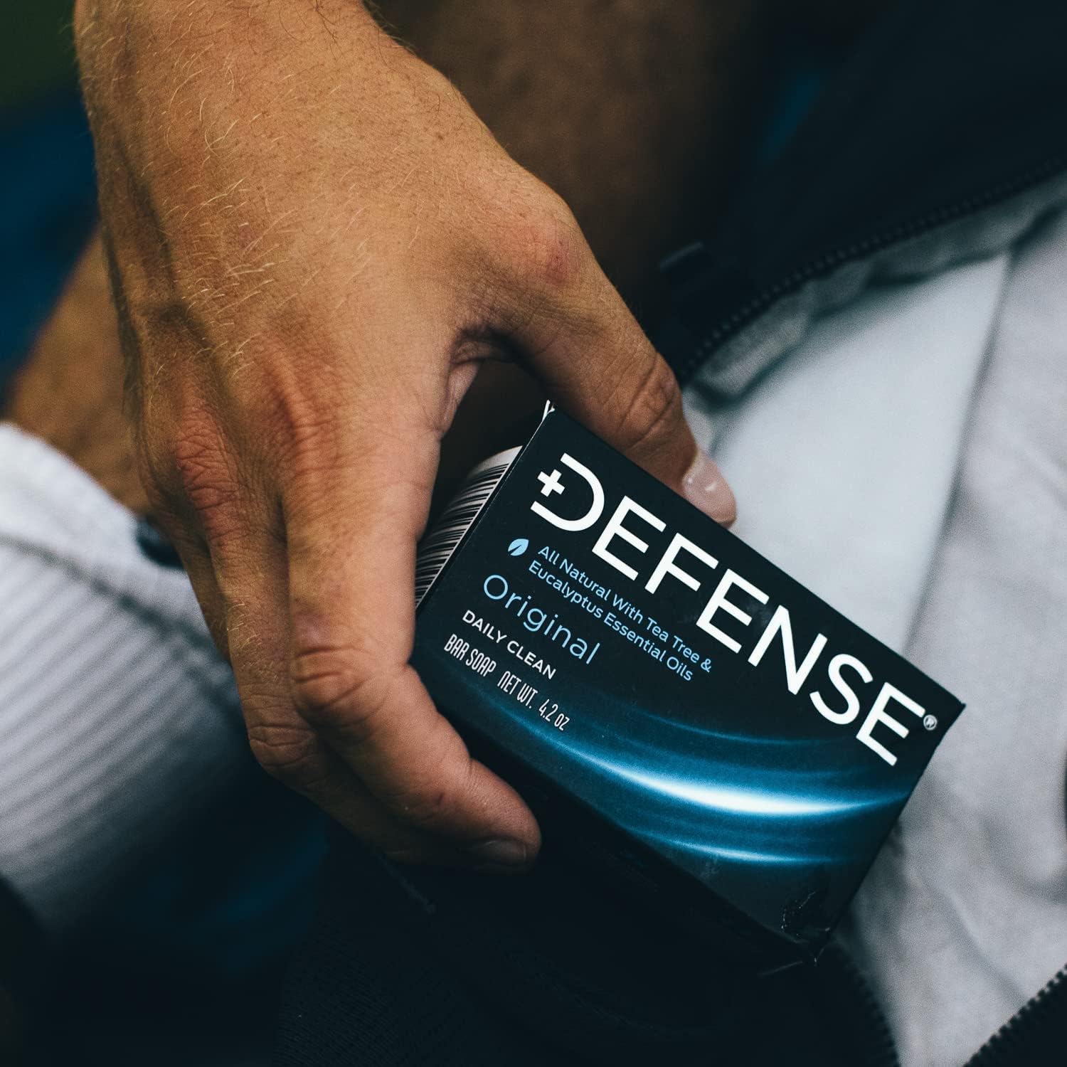 Defense Soap barre arbre à thé – formulation hypoallergénique pour peaux sensibles