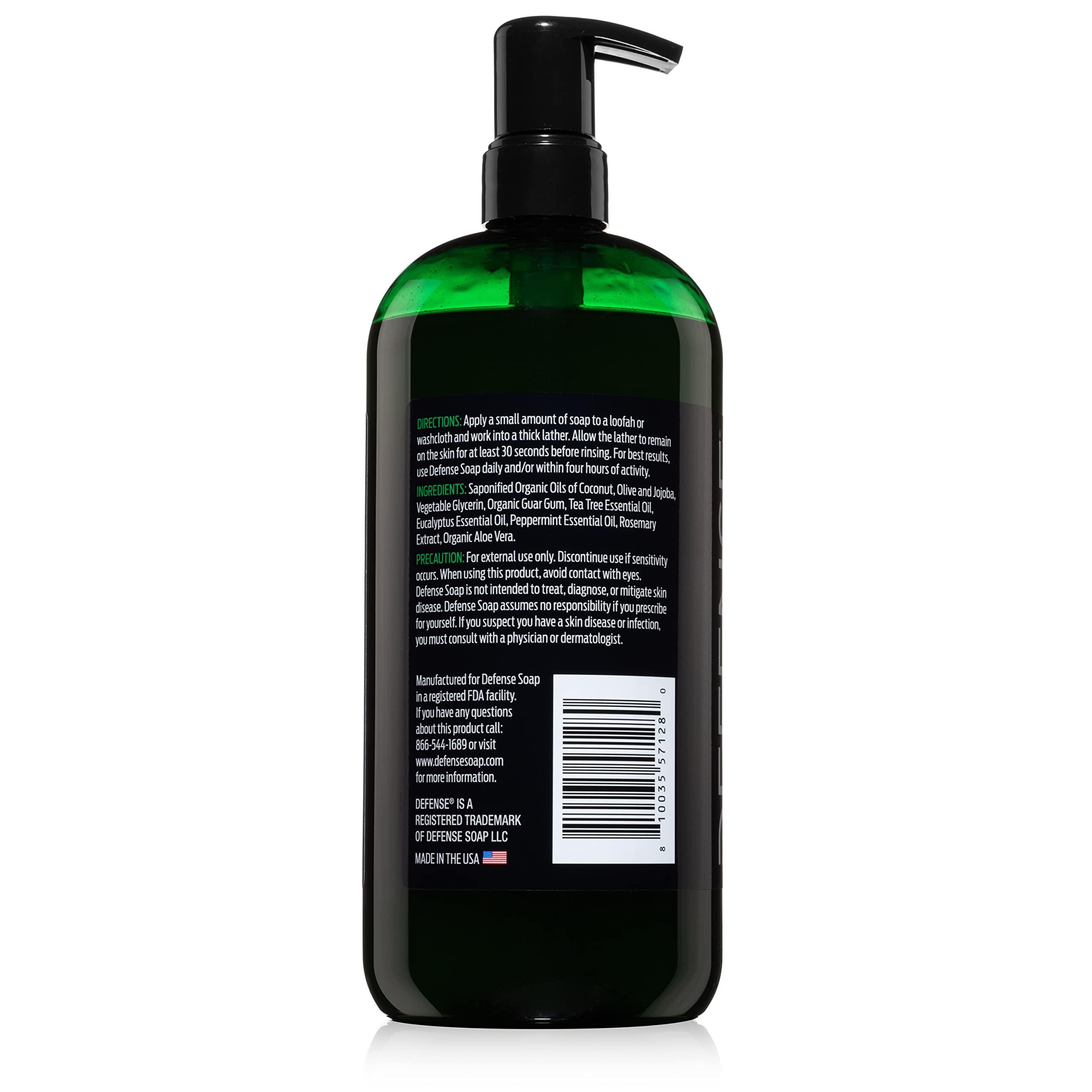 Defense Soap: bain quotidien menthe-arbre-a-the, expérience rafraîchissante et revitalisante.
