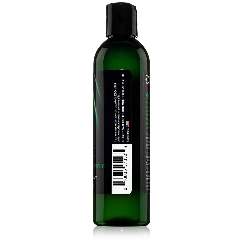 Defense Soap gel douche menthe-poivrée et arbre à thé, expérience spa à domicile.