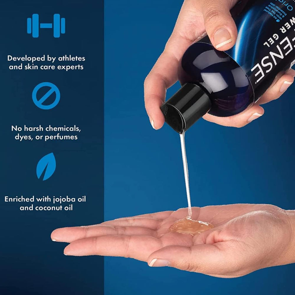 Pompe pratique Defense Soap gel douche arbre à thé pour un usage facile