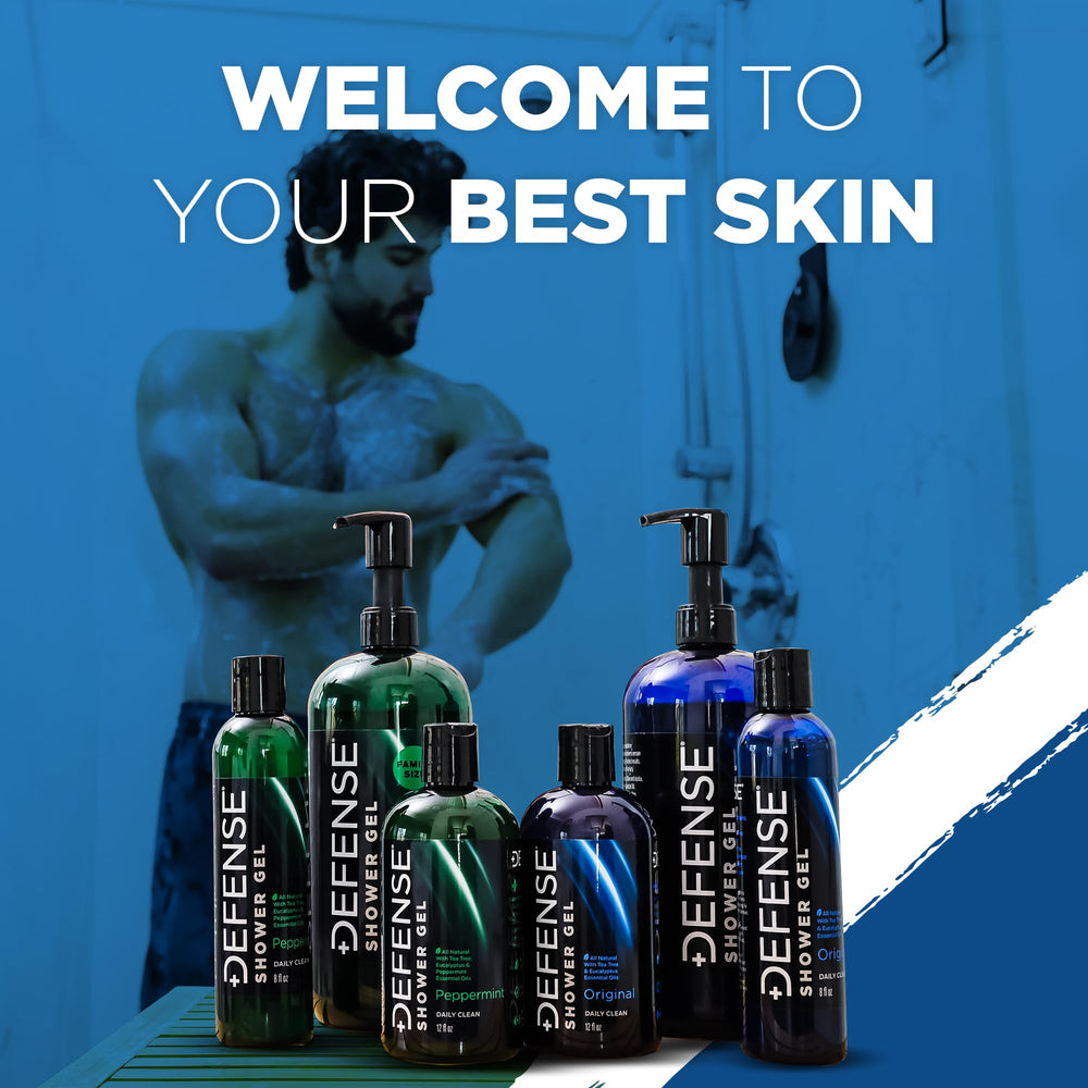 Defense Soap sans SLS et vegan, respectant la peau sensible