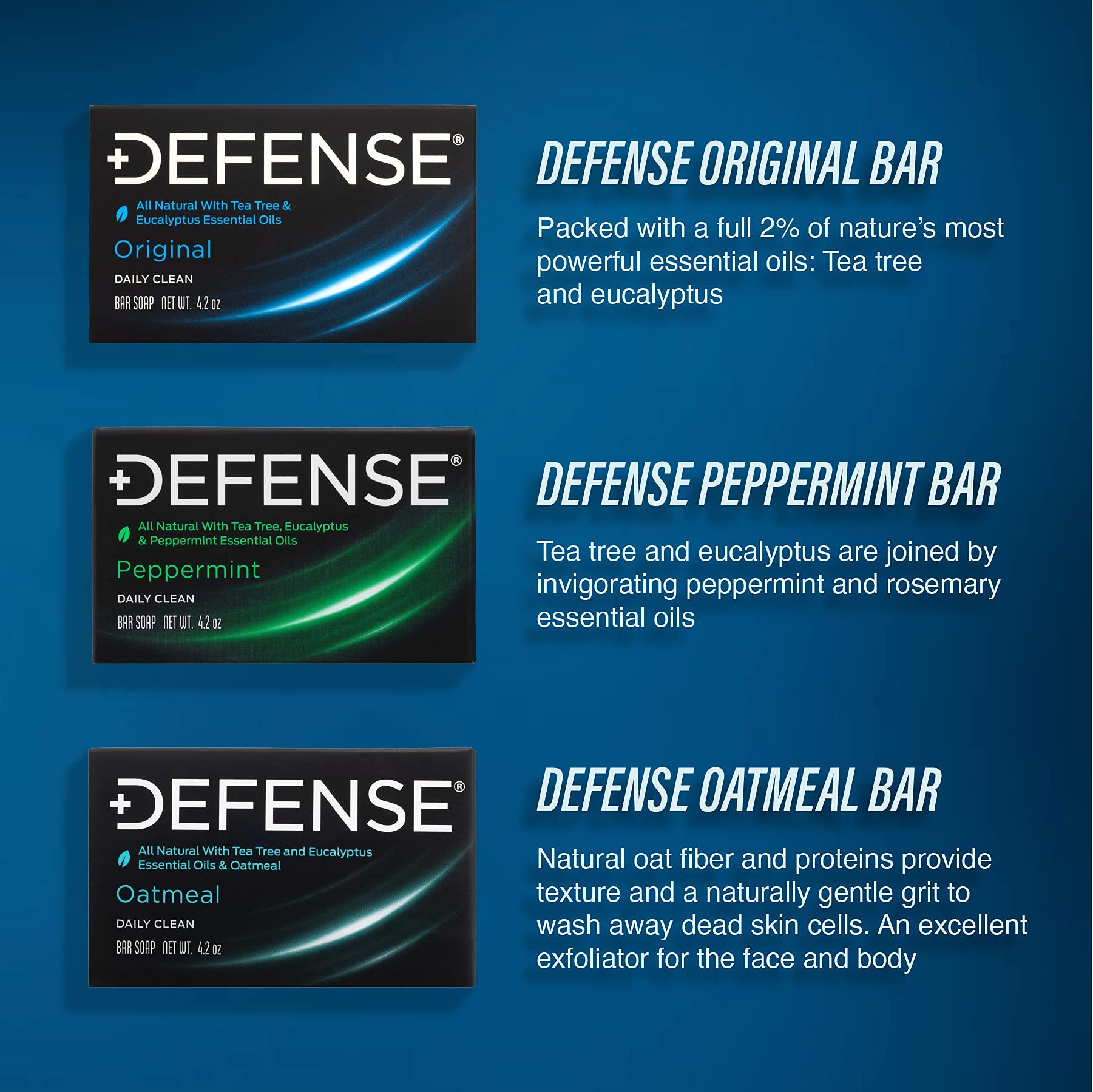 Defense Soap savon-barre-sans-parfum: soin naturel sans parfum pour peau sensible.