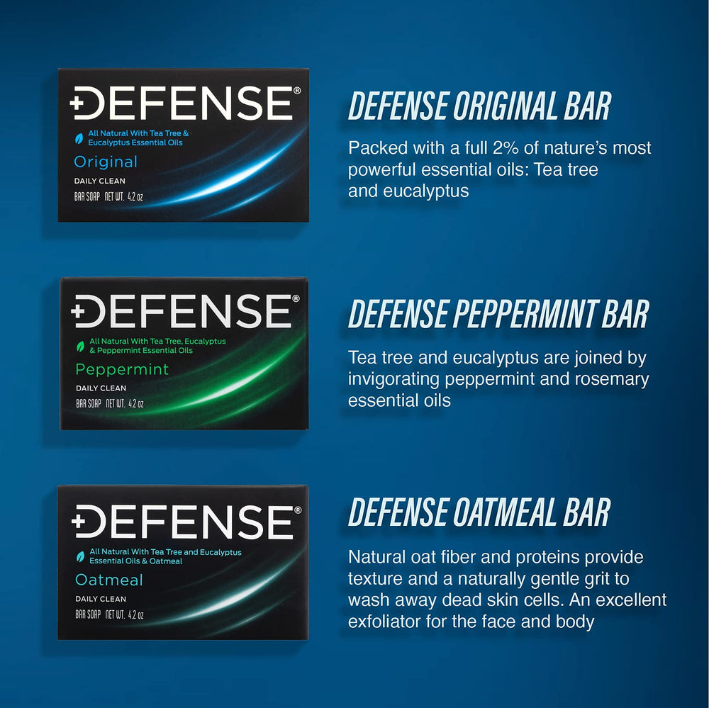 Defense Soap savon-barre-sans-parfum: soin naturel sans parfum pour peau sensible.
