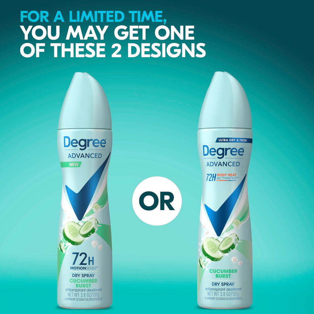 Degree Cucumber Burst, parfum concombre rafraîchissant et léger