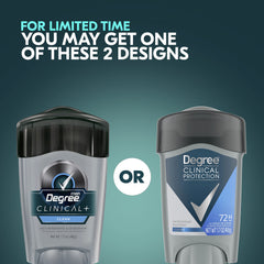 Degree Clean Protection 2-pack provides reliable odor and sweat defense daily.