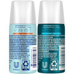 Degree déodorant spray mini-bouteille océan rafraîchissant, idéale pour le sport et la journée.