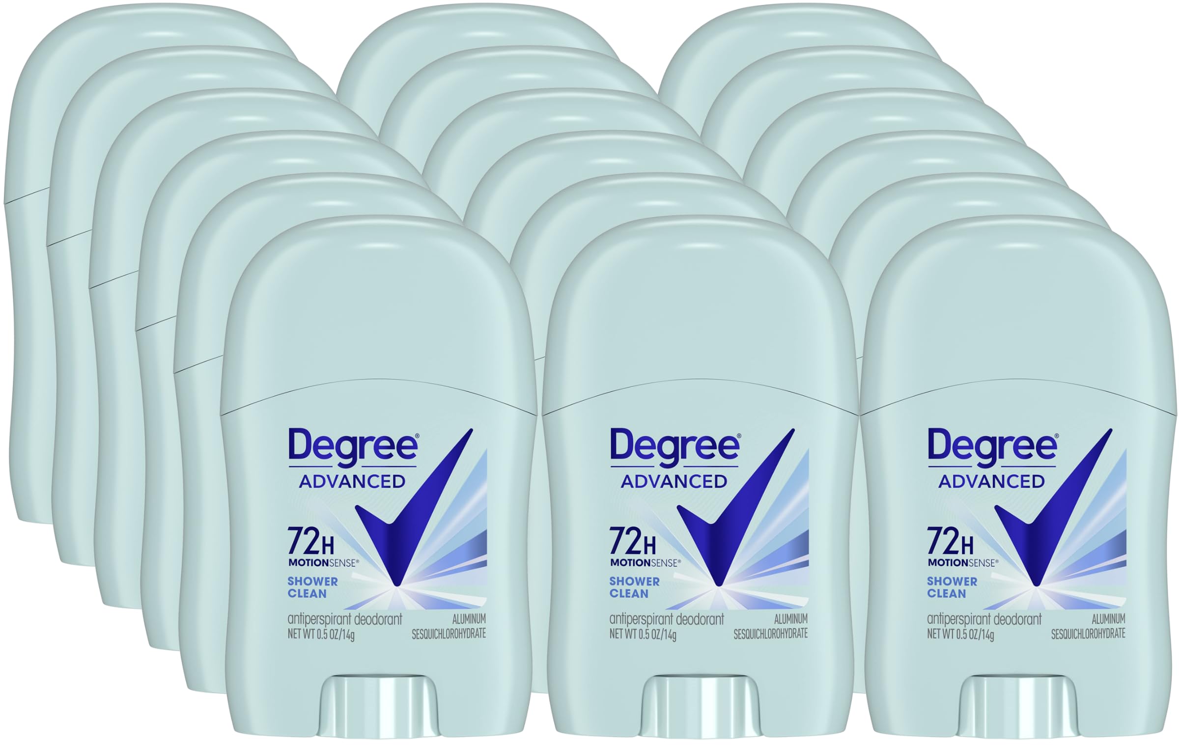 Degree déodorant voyage, batonnet mini, 18 unités, protection pratique en déplacement