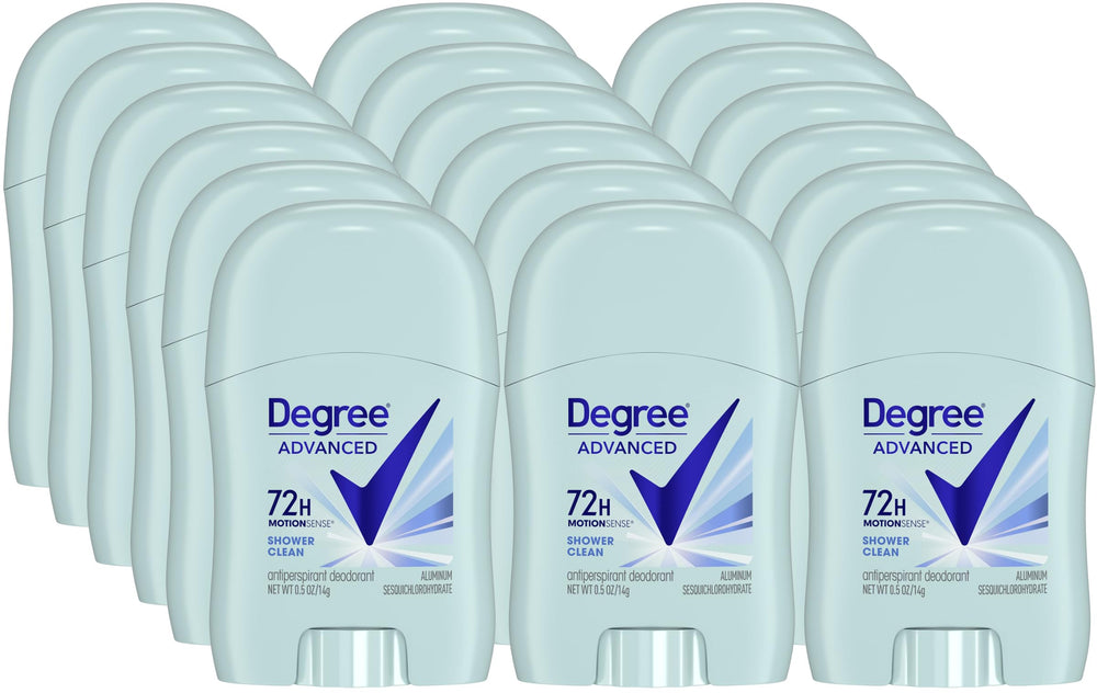 Degree déodorant voyage, batonnet mini, 18 unités, protection pratique en déplacement