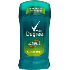 DEGREE Déodorant invisible pour homme – pratique stick menthe pour une fraîcheur durable