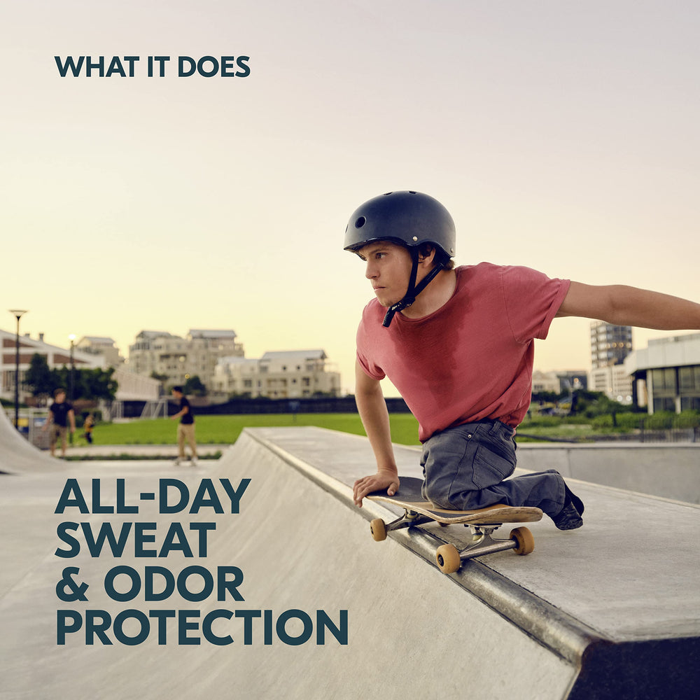 Protection 48h Degree Men Cool Rush contre transpiration et odeurs.