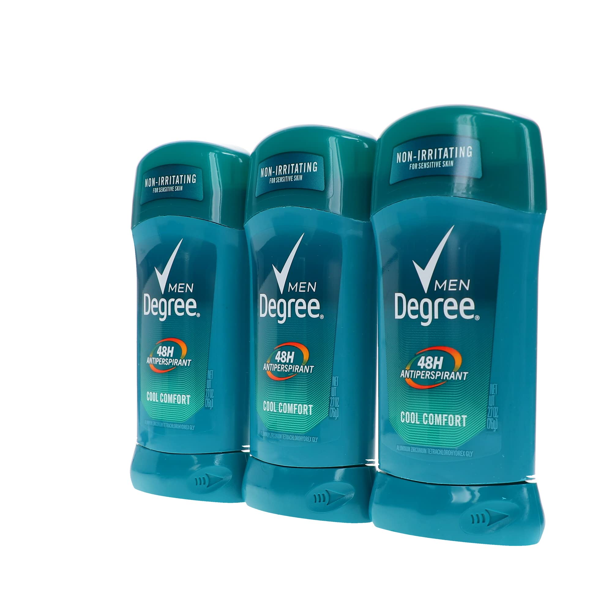Degree Homme Protection Transpiration 48h pour rester au sec lors d’entraînements.