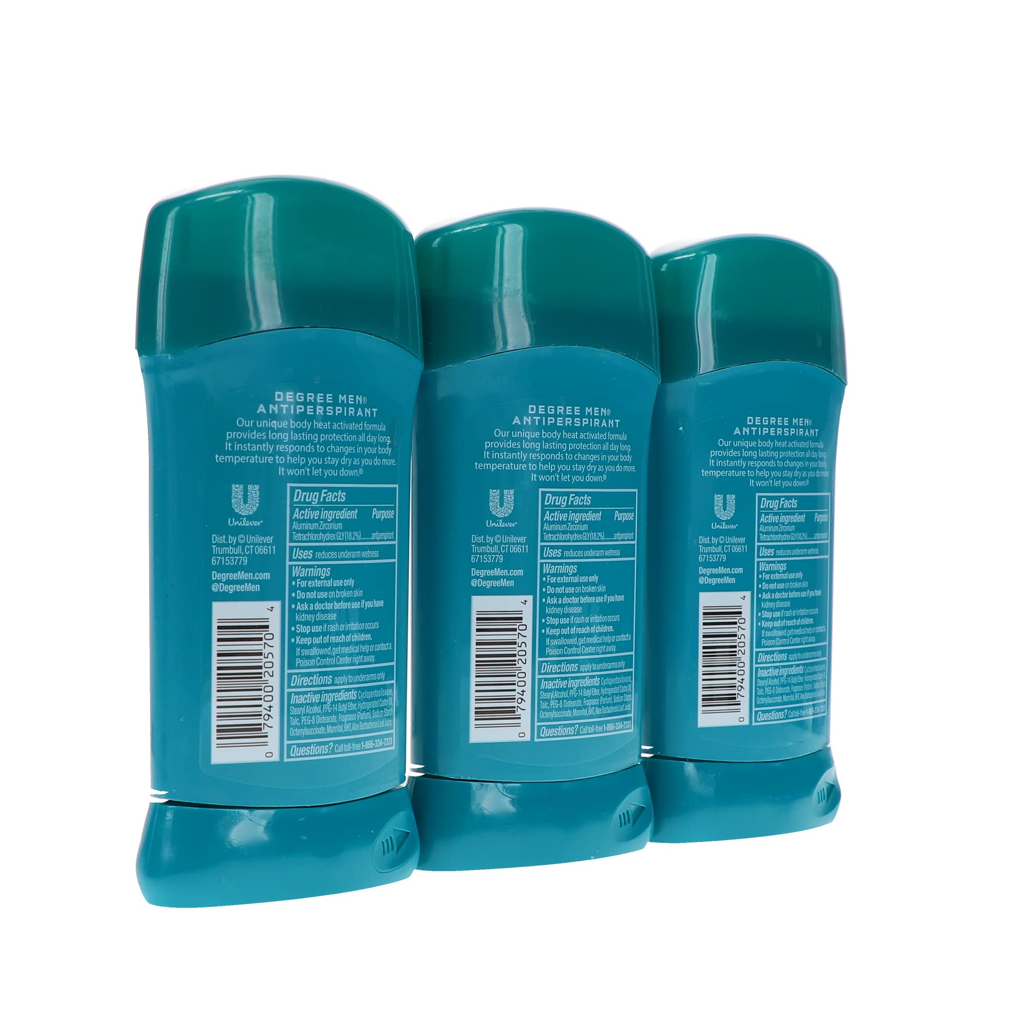 Degree Homme Senteur Citron Frais apporte une fraîcheur durable.