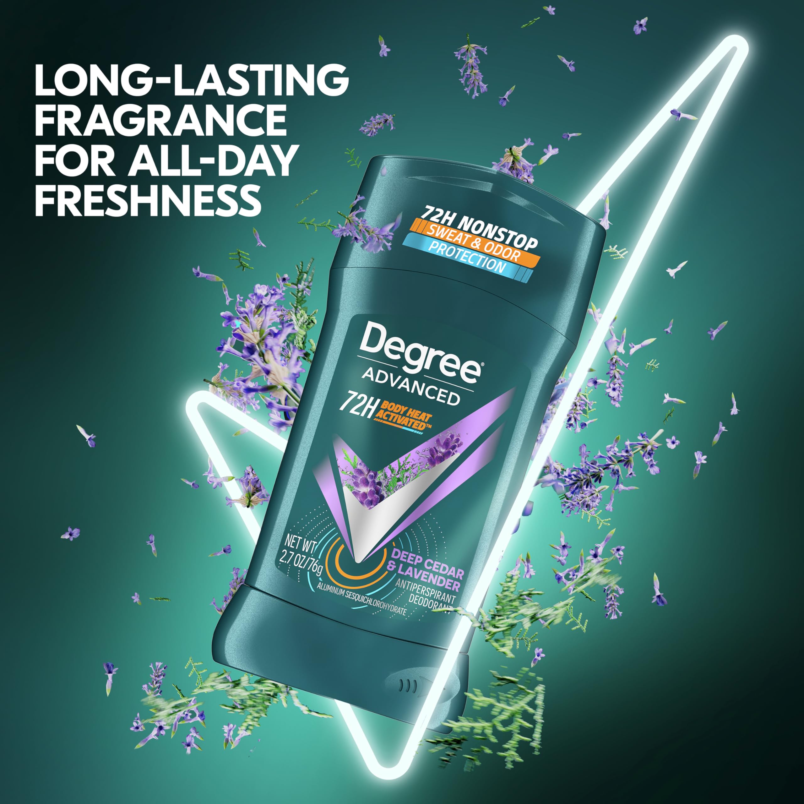 Parfum Deep Cedar et Lavender offert par Degree Men.
