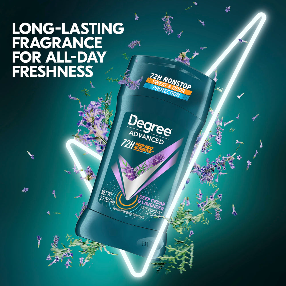 Parfum Deep Cedar et Lavender offert par Degree Men.