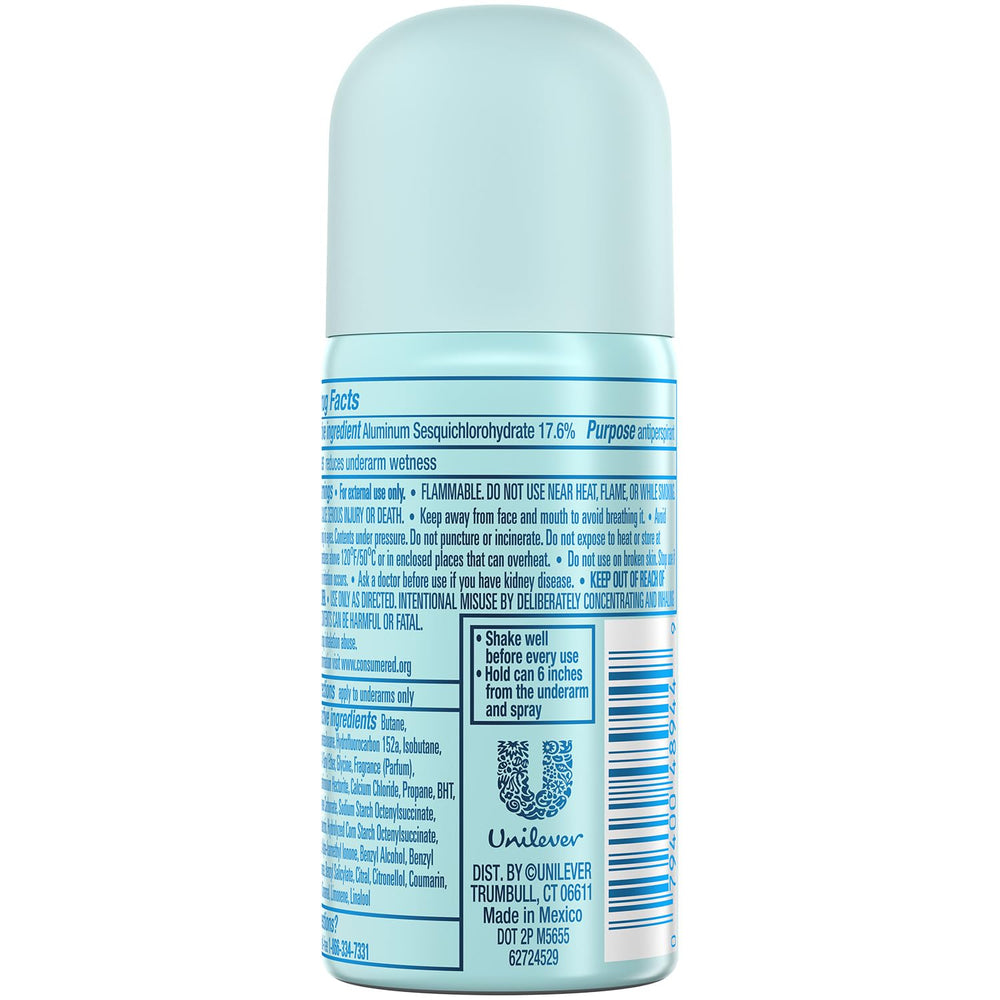 Degree pack-six mini sprays, pratique pour le sac et les voyages