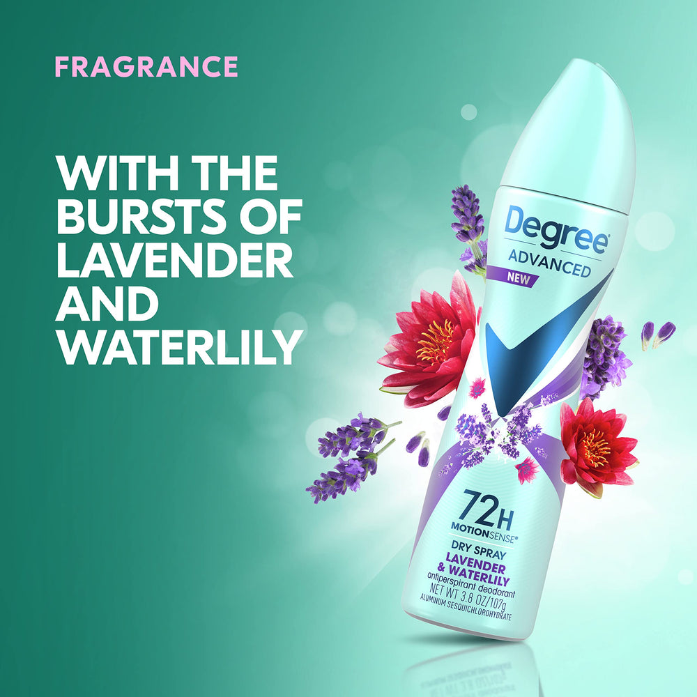 Parfum floral lavande et nénuphar dans le spray Degree