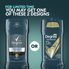 Degree protection 72 heures pour rester au sec toute la journée.