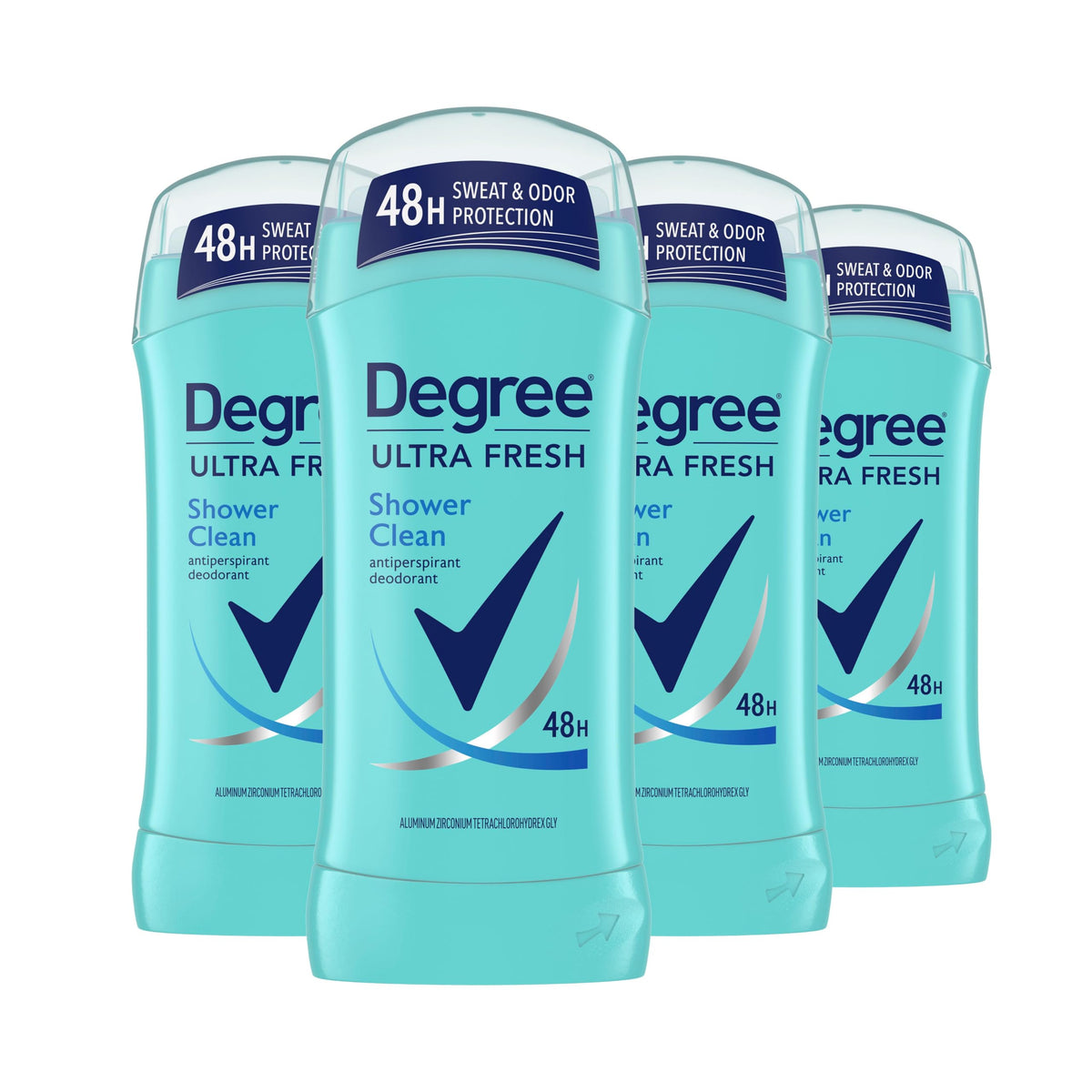Degree Ultra Fresh Stick emballage et etiquette visibles montrant la protection quotidienne