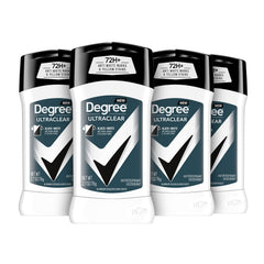 Degree UltraClear baton: application et protection sans traces sur les vêtements.