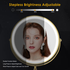 DEIOVWXS Miroir LED à 3 couleurs, lumière adaptée à chaque scène.