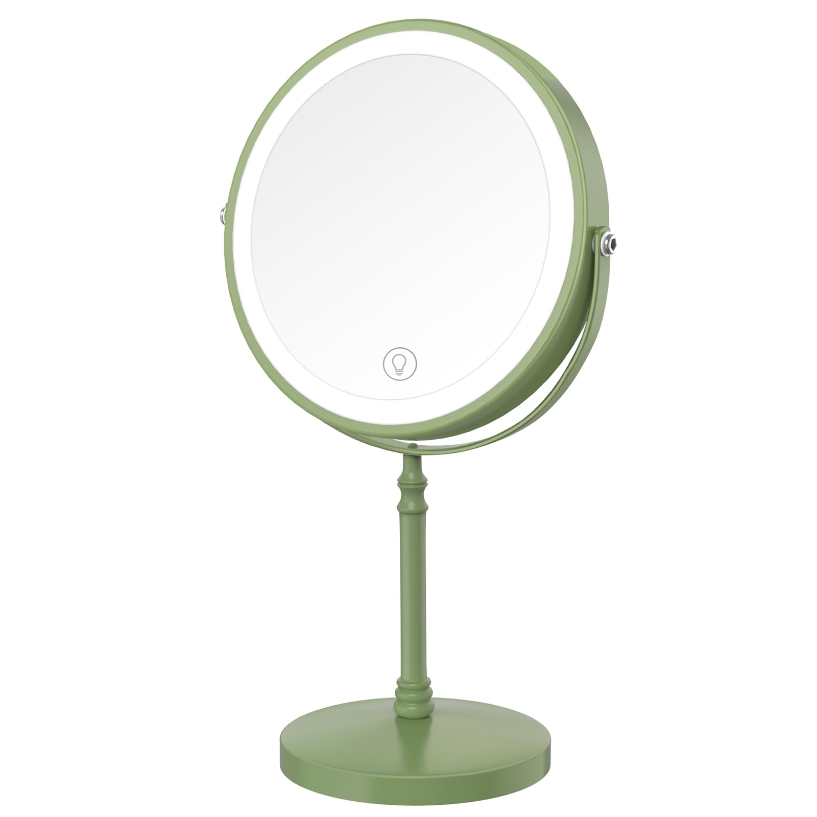 Miroir DEIOVWXS avec grossissement 1x et 10x pour une précision du maquillage