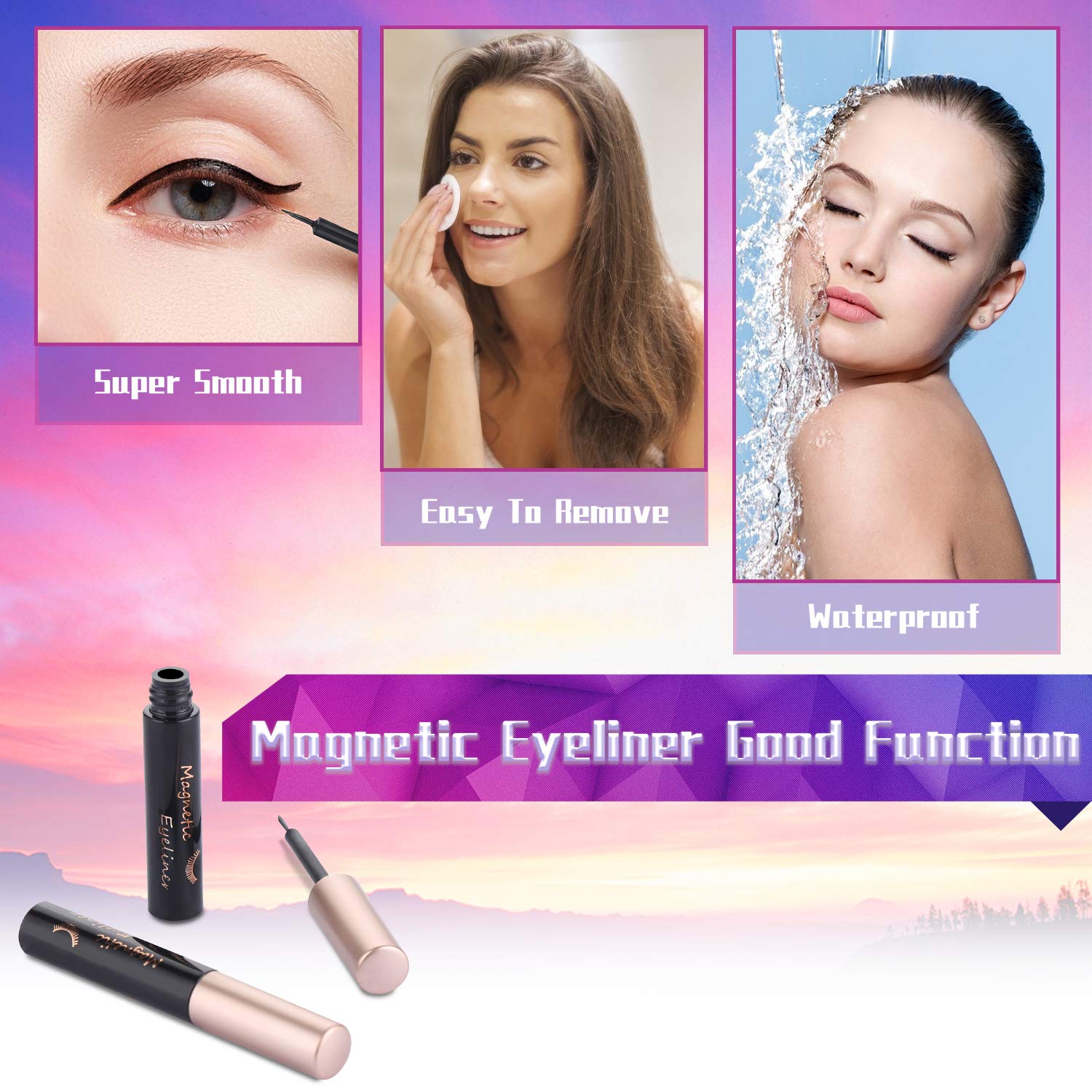 DEJAVIA pince-applicateur professionnelle – pose précise des cils.