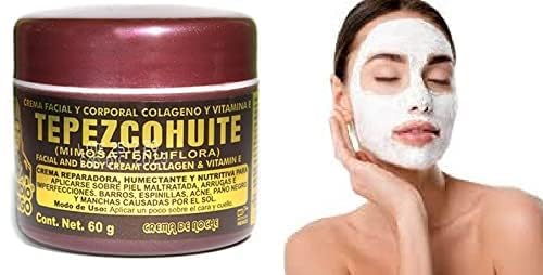Bouteille de 60 g Del Indio Papago Tepezcohuite, soin du soir.