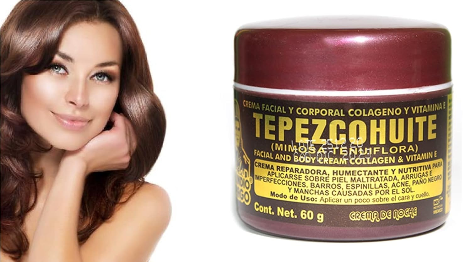 Pack triple Del Indio Papago Tepezcohuite, trois pots pour routine régulière.