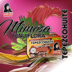Ingrédients Tepezcohuite visibles dans le savon Del Indio Papago