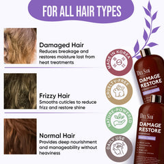 Huile d’argan DEL SUR et botanique pour cheveux plus souples.
