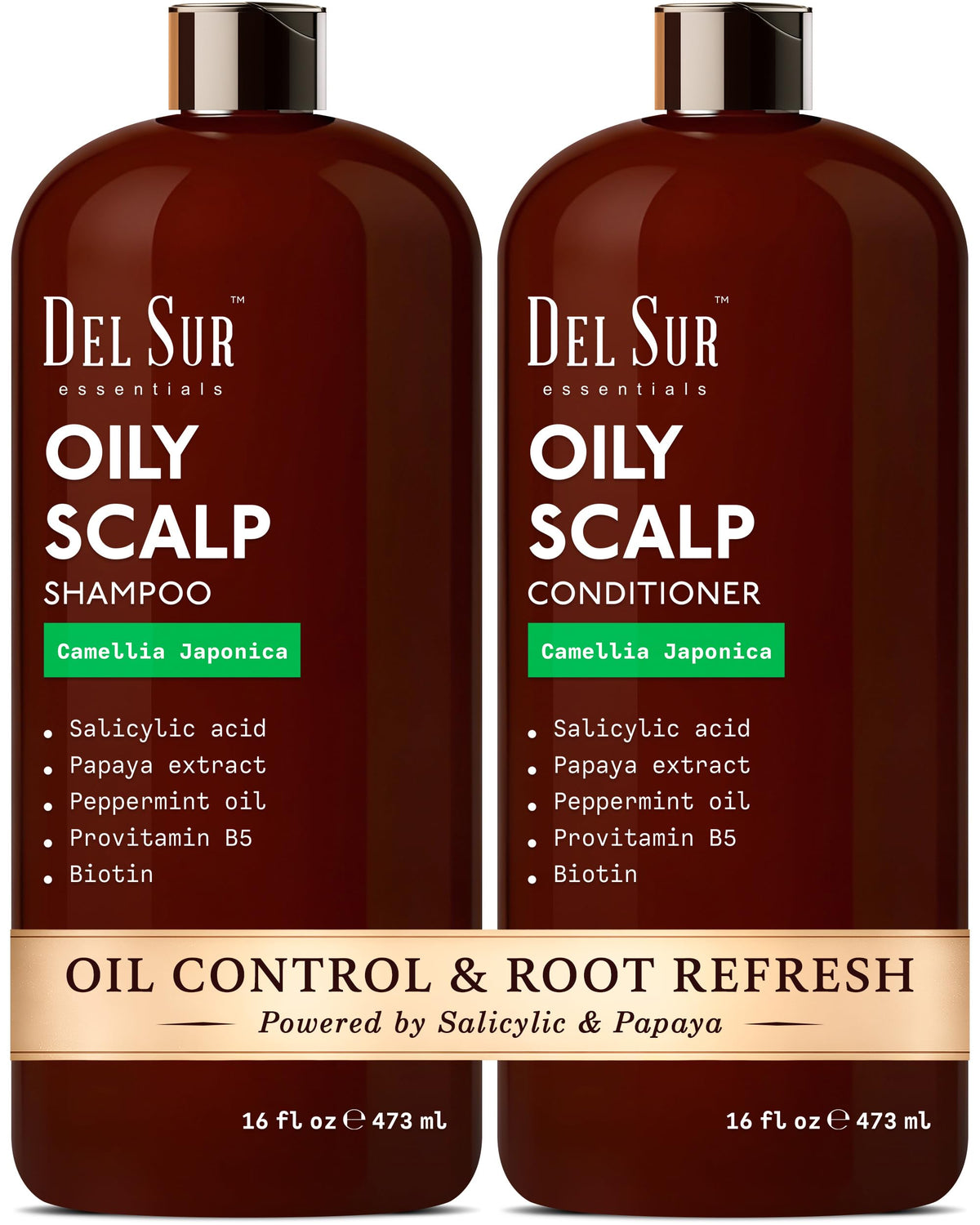 DEL SUR shampooing clarifiant en bouteille pour cuir chevelu équilibré