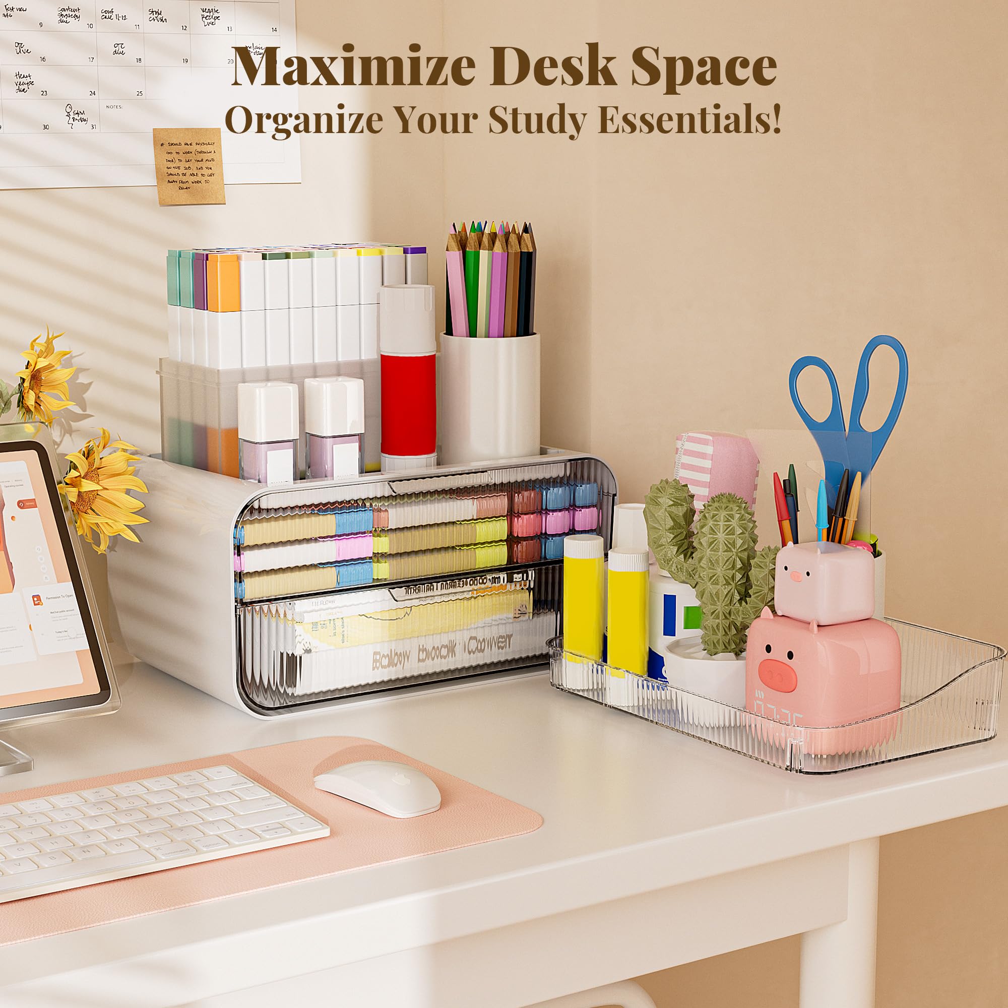 Delamu-organisateur-coiffure-et-cosmetiques-transparent: organisation simple, gain de place.
