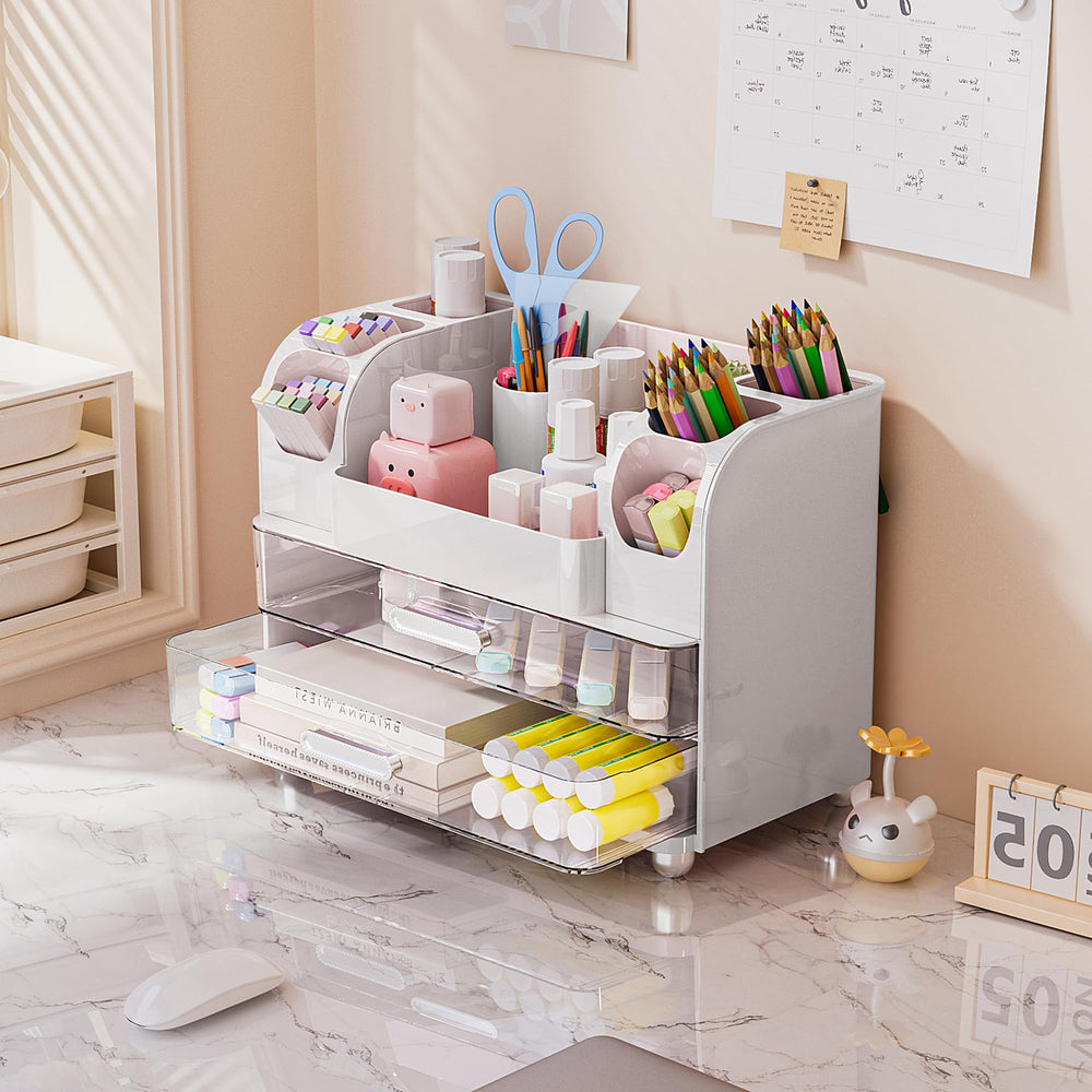 Delamu Organisateur Maquillage usage quotidien plan de travail pratique