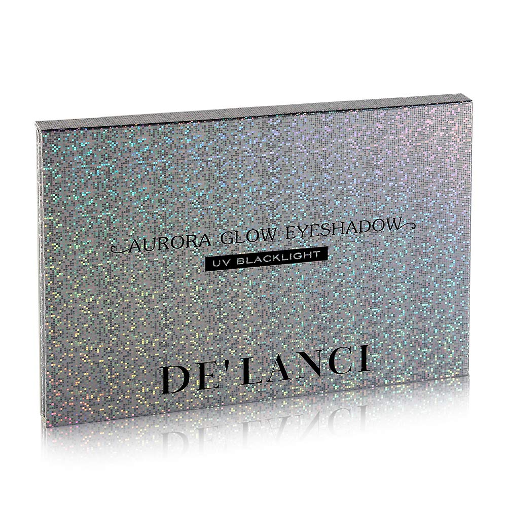 DE'LANCI Aurora Glow palette, 24 teintes polyvalentes pour cosplay et Halloween.
