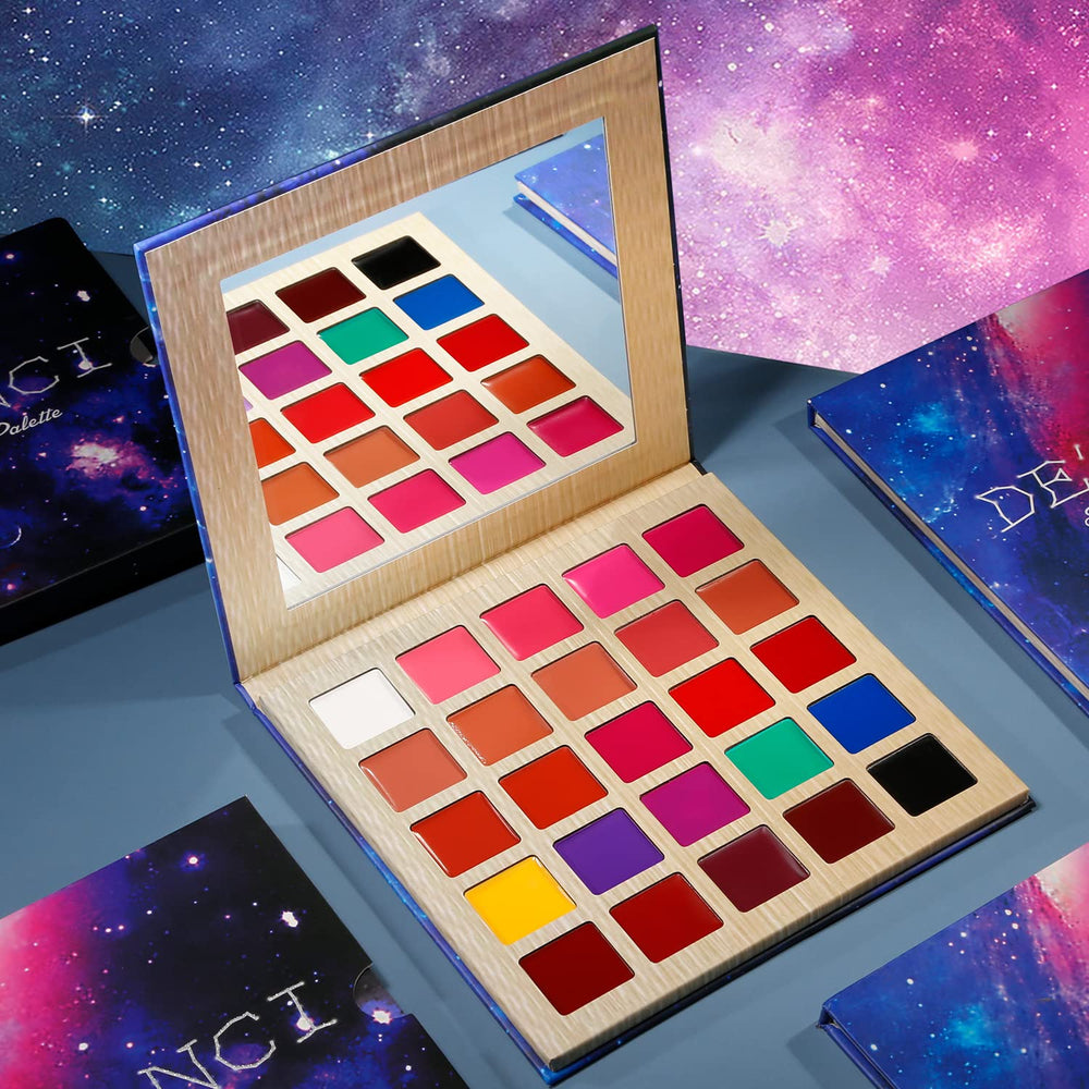 Maquillage Halloween: pigments polyvalents DE'LANCI pour les costumes Halloween.