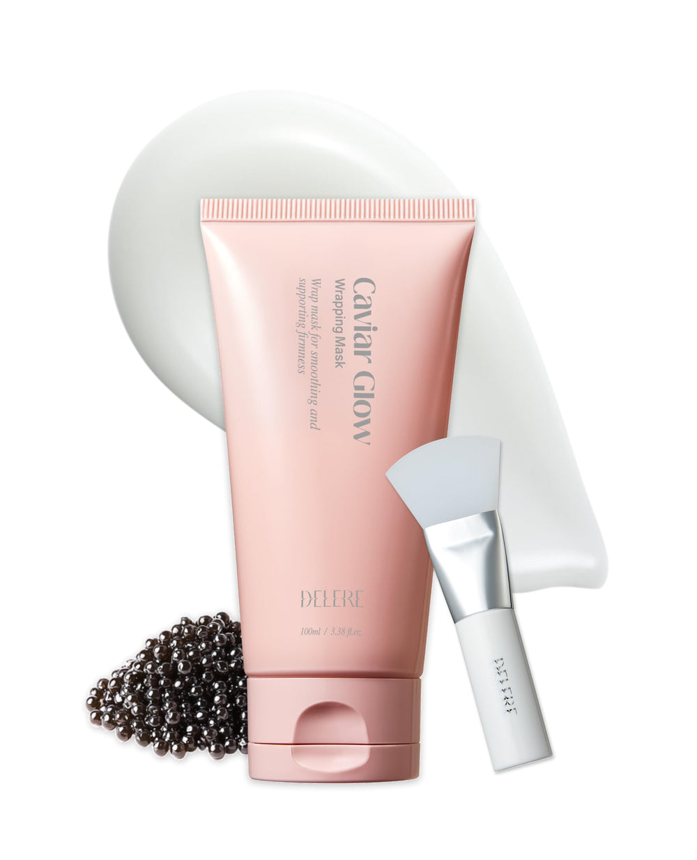 Delere Caviar Glow – emballage élégant du masque nourrissant