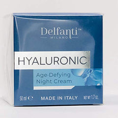 Delfanti-Milano crème nuit en pot, texture riche pour peau sèche.