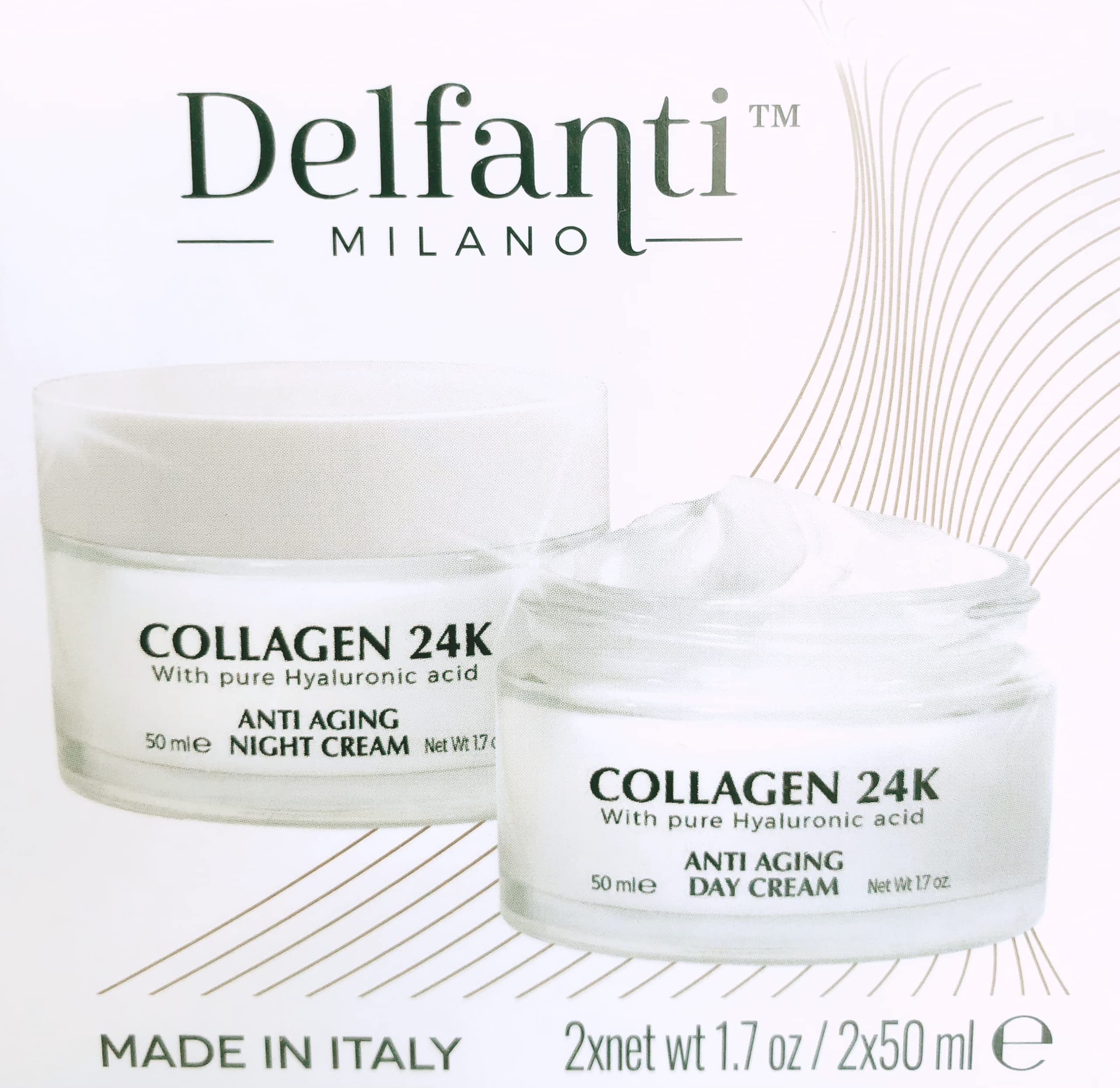 Delfanti-Milano Pack anti-âge duo routine jour et nuit pour l'éclat.