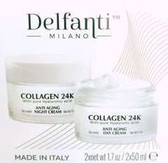 Delfanti-Milano Pack anti-âge duo routine jour et nuit pour l'éclat.