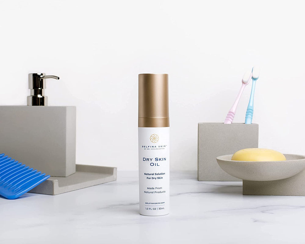 Delfina Skin – utilisation quotidienne, absorption rapide et hydratation durable.