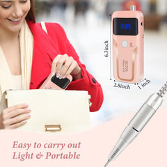 Batterie DELIFO ponceuse d’ongles 3600 mAh offrant une longue autonomie.