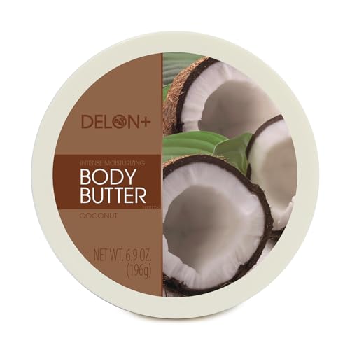 DELON Beurre corporel coco fusion rapide pour une peau protégée toute la journée.