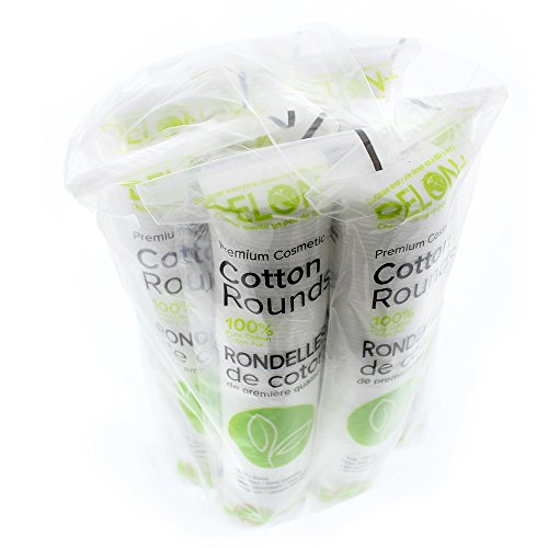Disques coton DELON Premium qualité délicate pour le soin quotidien.
