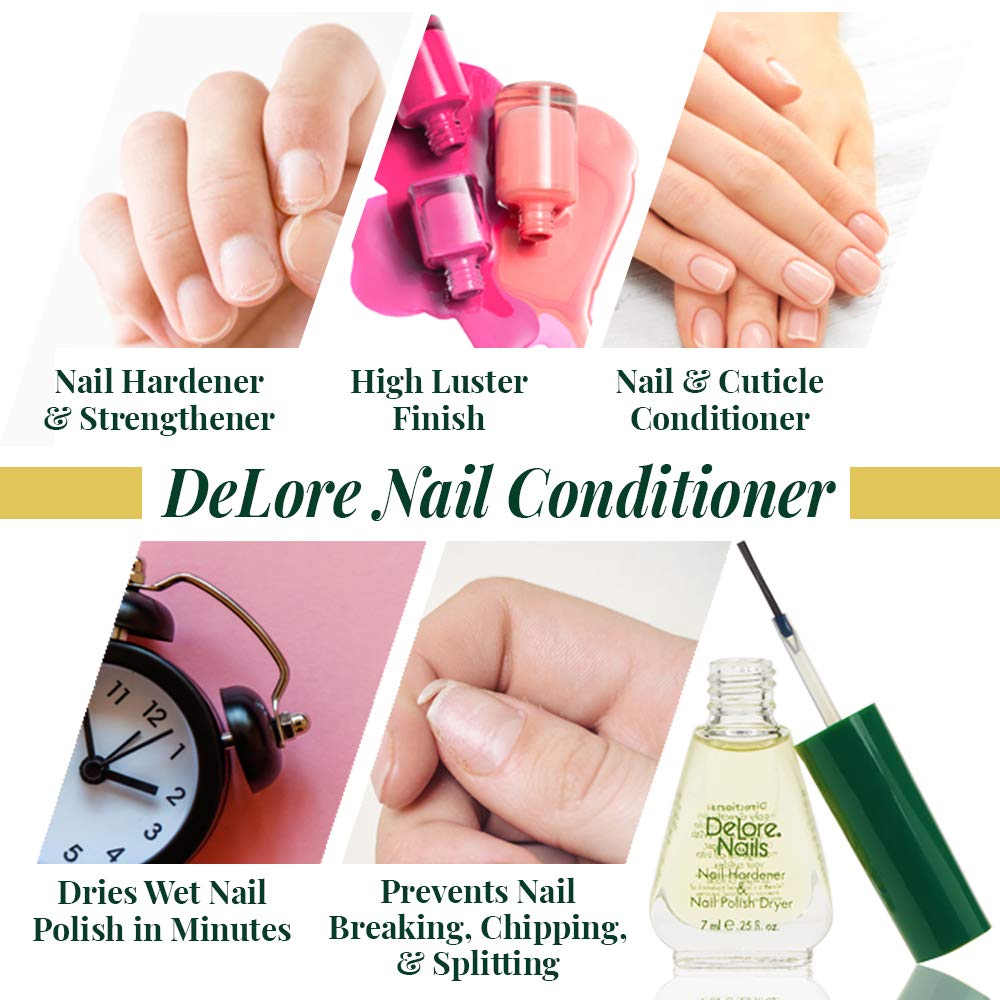 Delore Nails – séchage rapide du vernis pour une manucure nette.